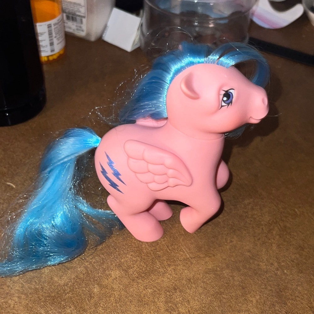 Pink and Blue Pegasus Toy